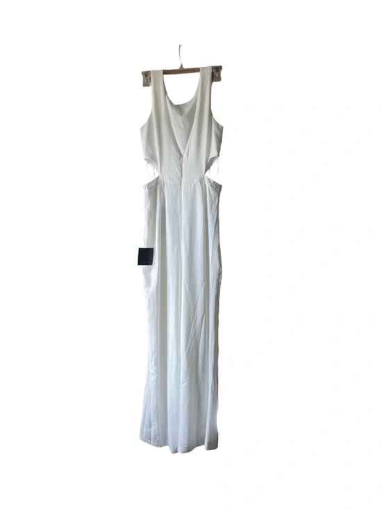 Lulu's White Cutout Wide-Leg Jumpsuit - Picture 2 of 6